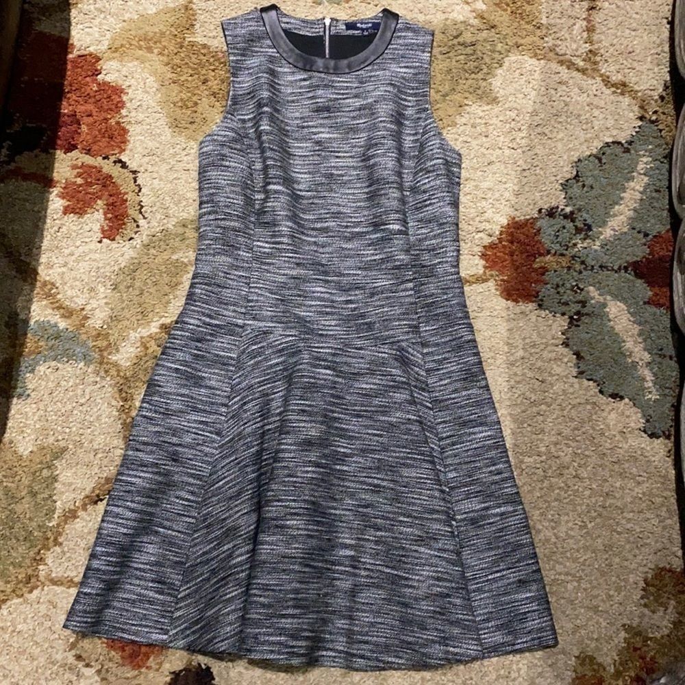❤️ Madewell Tweed Leather trim dress ❤️